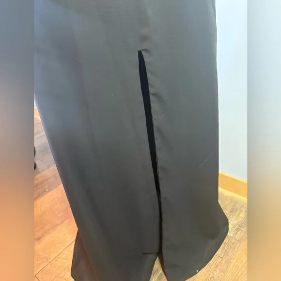 JJ’s House Black Formal Maxi Dress Size 12 NWT Adjustable Straps - Picture 6 of 16